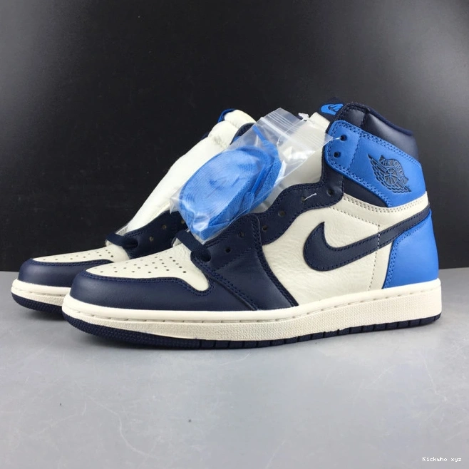 Jordan High 1 Air OG 555088-140 Obsidian Retro 0611